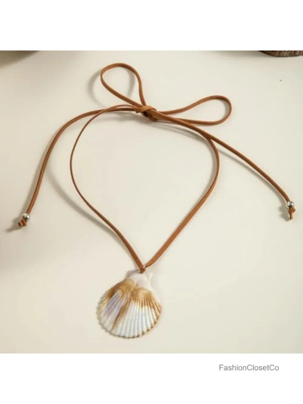 Large Acrylic Starfish Pendant Necklace Bohemian Adjustable Coastal Jewelry